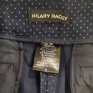 Hilary Radley Dark Blue Dotted Jacket